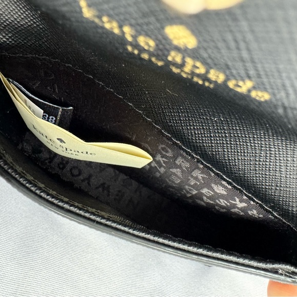 Kate Spade card holder wallet in black saffiano - Picture 7 of 7